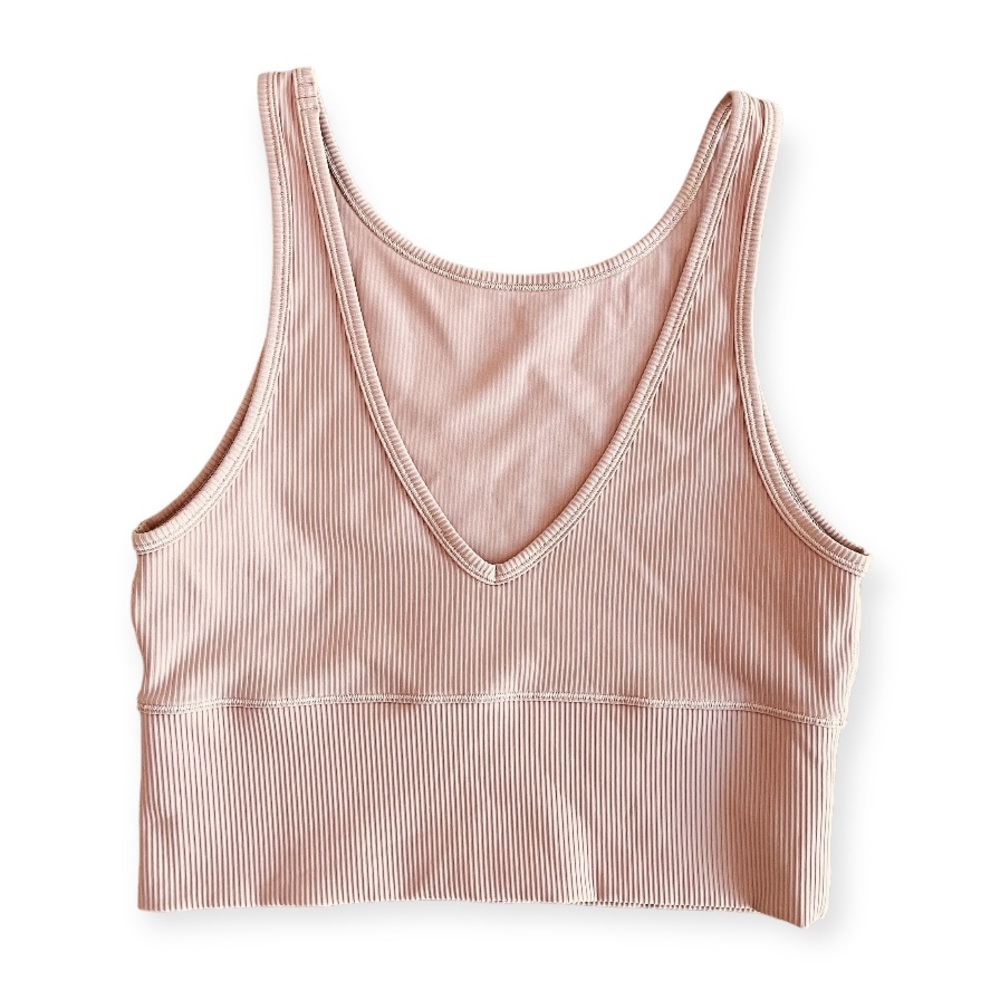 lululemon athletica Ribbed V-Neck Tank Top in Blush Pink - Picture 1 of 6